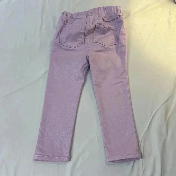 GAP - purple sparkle Jeggings. Size 3 - Picture 4 of 4